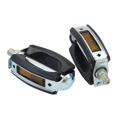 Produktbild von Pedal Set schwarz Pedale mit Reflektor 1/2" für Moped Mofa Mokick