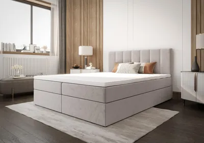 Produktbild von B&B Home Boxspringbett AdelleIII 180x200 cm – mit Bettkasten