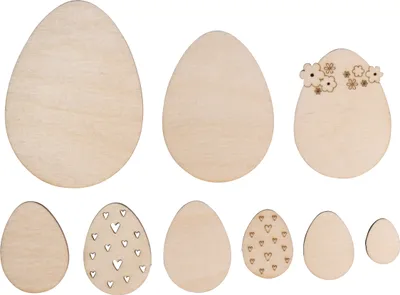 Produktbild von Holz Streuteile "Ostereier Mix"