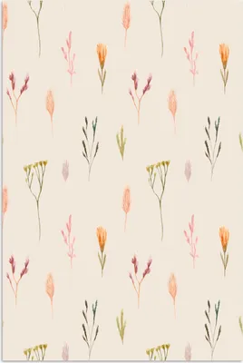 Produktbild von MuchoWow® Poster Blumen - Pastell - Farben 120x180 cm - Kunstposter
