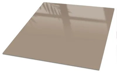 Produktbild von Bedruckte Glas Tischplatte 80x60 cm – Glas Tischplatte Küche – Tischplatte aus Sicherheitsglas – Glasplatte für Küchentisch – Moderne Tischplatte Glas – Dekorative Glastischplatte – Pflegeleichte Tischplatte Küche – Pastellhellbraun, KI-generiertes Bild