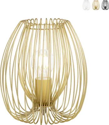 Zdjęcie produktu dla Lampa stołowa Fabas Luce Camp E27 Ø250mm złota