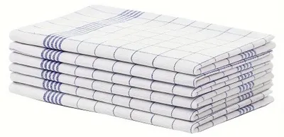 Produktbild von Geschirrtuch, weiches Material, vielseitig zum Reinigen, 10Stück-a, Blau