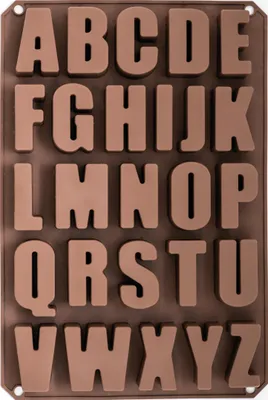 Produktbild von Silikon Gießform "A-Z"