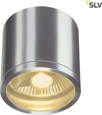 Produktbild von SLV 1000332 ROX CEILING OUT QPAR11 Outdoor Deckenleuchte alu gebürstet max. 50W IP44