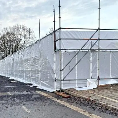 Produktbild von Gerüstplane 2,70 x 10 m - 27 m² - Schutz- und Abdeckplane - 170 g/m² - UV-Schutz, reißfest und wetterfest
