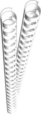 Obrázok produktu pre GENIE Spiralbinderücken 12mm weiß 25 Stk