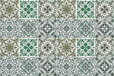 Produktbild von Fliesenaufkleber 15x15 cm – 24 Stück – Selbstklebend – Wasserfest – Pflegeleicht – Hitzebeständig – Für Küche & Bad – Florale und geometrische Motive