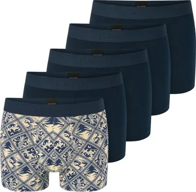 Produktbild von Schiesser Herren 5 er Pack Shorts Gr. 6  sortiert 16
