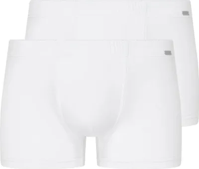 Produktbild von Jockey Herren Boxershorts, 2er Pack - Modern Stretch Trunk, Baumwolle Stretch, einfarbig Weiß M