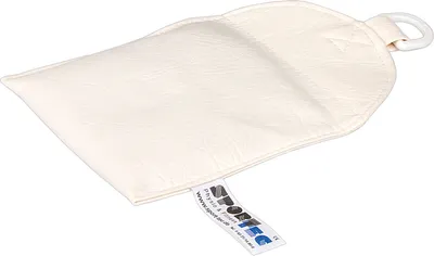 Produktbild von Sandsack mit Ring, 16x15 cm, 0,5 kg, weiß
