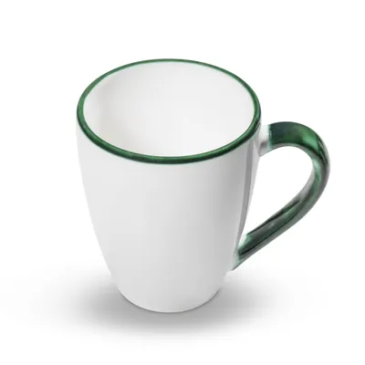 Produktbild von Gmundner Keramik Grüner Rand Frühstücksbecher 0,3 ltr.