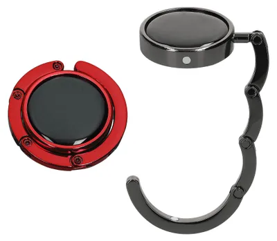 Produktbild von kwmobile Taschenhalter für Tisch - 2x Handtaschenhalter für Tisch - Taschenhaken faltbar - Taschen Aufhänger - Taschen Halter Haken - Tischhaken Set