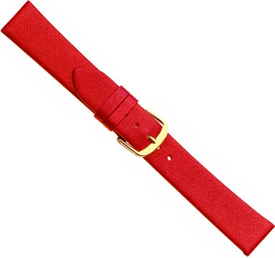 Produktbild von Uhrenarmband Kalbsleder weich rot Herzog Design I 20509G, Stegbreite:12mm