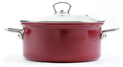 Obrázok produktu pre BELIS Smaltovaný hrniec s pokrievkou ECO-CERAMIC 18 cm/2,0 l