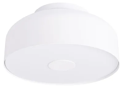 Produktbild von Deckenlampe Metall rund D: 30 cm Weiß E27 4-flammig Modern