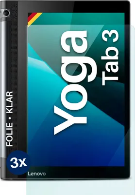 Produktbild von moex® 3x Schutzfolie kompatibel mit Lenovo Yoga Tab 3 10 - Displayschutzfolie dünn Folie, Klar