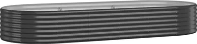 Image de VIDAXL -Planungsbox 249x100x36 cm Pulver -beschichteter Stahl -Anthrazit -Verschärfen