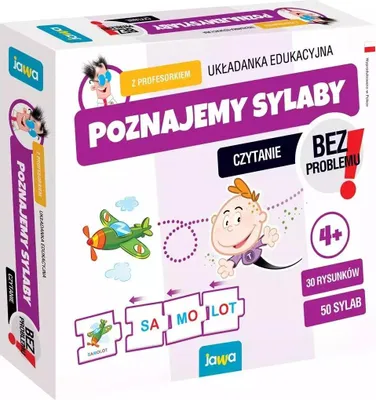 Obrázok produktu pre Gra Poznajemy Sylaby z Profesorkiem Układanka
