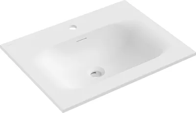 Produktbild von Mexen Vela Einbauwaschbecken 61 x 46,5 cm, weiß matt - 25236001