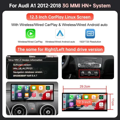 Produktbild von 12,3-Zoll Linux Multimedia-Display – Touchscreen-Anzeige – Autonavigationsmonitor – Infotainmentsystem