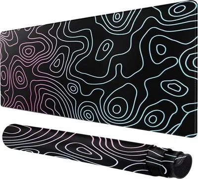 Productafbeelding van Grote Muismat - Gaming Muismat met Antislip Onderkant - Waterdicht en Gemakkelijk Schoon te Maken