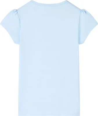 Produktbild von vidaXL Kinder-T-Shirt Hellblau 116