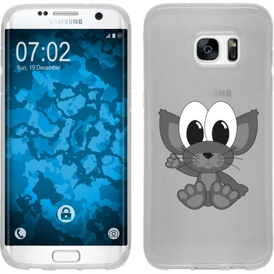 Produktbild von PhoneNatic Case kompatibel mit Samsung Galaxy S7 Edge Silikon-Hülle Cutiemals M5