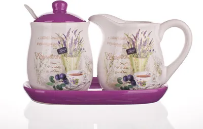 Produktbild von Keramikset Milch- & Zuckerset LEVANDER 4tlg