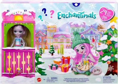 Produktbild von Mattel HHC21 - Enchantimals - Weihnachtswunder-Adventskalender