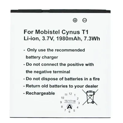Immagine prodotto di Batteria MOBISTEL Cynus T1, replica di Accucell, compatibile con BTY26179, BTY26179MOBISTEL / STD