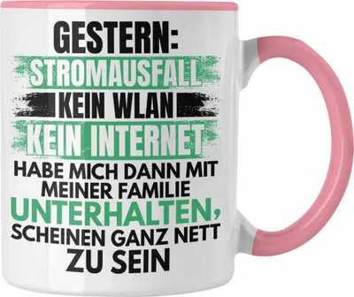 Produktbild von Trendation - Lustige Gamer Tasse Zocker Geschenk Gamer Gamergirl Geschenkidee Geburtstag (Rosa)
