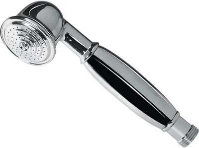 Produktbild von Retro Handbrause Tenrit NOSTALGIE Duschkopf im Landhaus-Stil silber