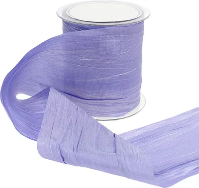Produktbild von Tischband Crash Flieder 100mm 15m - Deko-Band Hochzeit Feier Geschenk