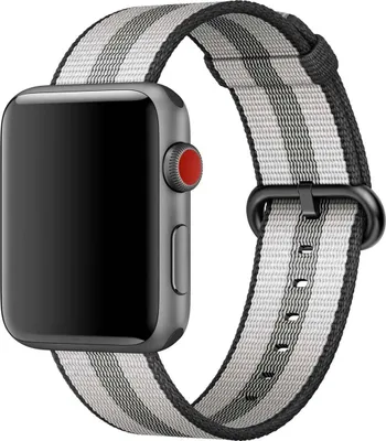 Zdjęcie produktu dla Apple MQVR2ZM/A, Band, Smartwatch, Czarny, Szary, Apple, Watch 42mm, Nylon