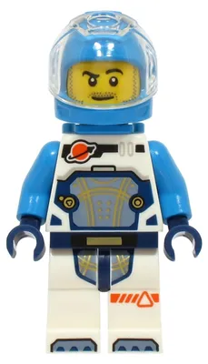 Produktbild von LEGO Minifigur Astronaut - Male, White Spacesuit with Dark Azure (cty1729)