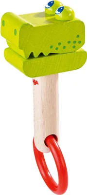 Produktbild von Haba 302567 Klapper-Krokodil - Klapperspielzeug