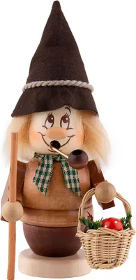 Immagine prodotto di Ulbricht uomo che fuma 'Mini gnomo raccoglitore di funghi - 15,5 cm' 2021