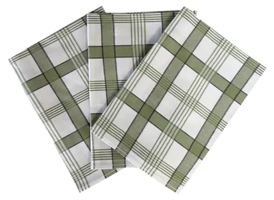 Zdjęcie produktu dla Ściereczka Extra chłonna 50x70 cm Karo khaki 3 szt.
