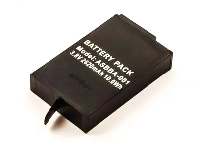 Produktbild von Akku passend für GoPro Fusion, Li-Polymer, 3,7V, 2700mAh, 10,0Wh
