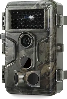 Produktbild von Wildkamera 64MP 1296P H.264 Video Wildtierkamera mit Klarer 30m No Glow Infrarot, 0.1s Schnelle Trigger Nachtsicht Bewegungsmelder, 120° , IP66