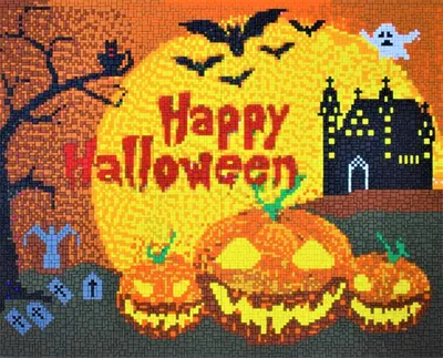 Produktbild von Stick it® Halloween ca. 10.400 Teile mit XXL-Steckvorlage