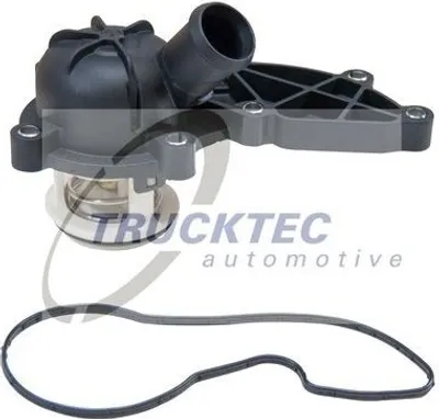 Produktbild von TRUCKTEC AUTOMOTIVE Thermostat Kühlmittel 88°C für AUDI A6 Avant (4F5, C6) A4 Avant (8ED, B7) A6 Limousine (4F2, C6) A4 Limousine (8EC, B7) A6 Allroad