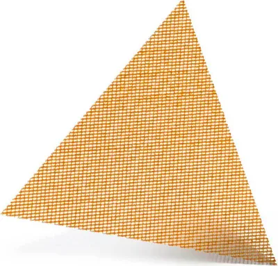 Produktbild von MENZER Ultranet Klett-Schleifgitter, 290 x 250 mm, f. Trockenbauschleifer, Weißes Edelkorund (25 Stk.) K80