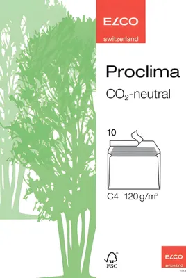 Zdjęcie produktu dla Elco 74276.20, C4 (229 x 324 mm), Biały, 120 g/m², 10 szt., Blue Angel, Forest Stewardship Council (FSC)