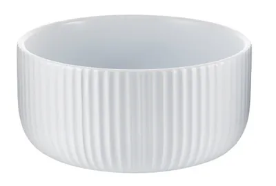 Produktbild von Auflauf-/ Salatschale Maila Ø 22,7 cm Weiß Keramik Hitzebeständig Servierschüssel Vintage