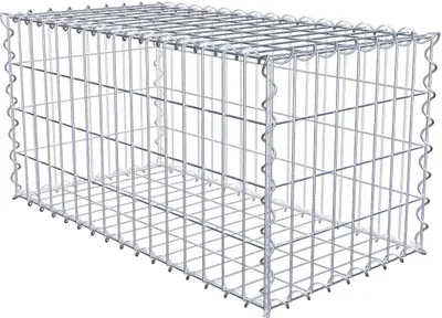 Produktbild von Gabione 80 cm x 40 cm x 40 cm (L x H x T), Maschenweite 5 cm x 10 cm, Spirale