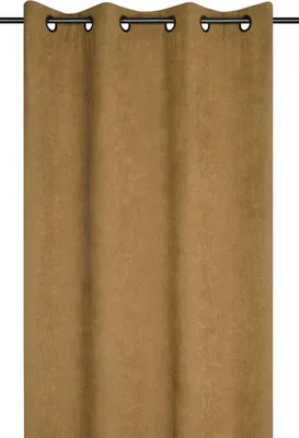Produktbild von STOF | Gardine - 140x260 cm - Camel - Klassisch - Hochwertiger Cord - Verdunkelnd