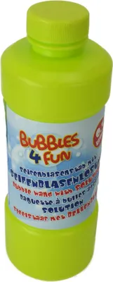 Produktbild von Bubbles 4 Fun Seifenblasenlösung Flüssigkeit Kinder Spaß für Draußen Outdoor, Farbe:gelb