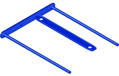 Immagine prodotto di Fellowes® 1189401 Bankers Box® clip per archivio - plastica, blu, confezione da 100